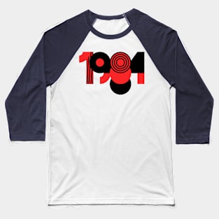 1984 red Baseball T-Shirt
